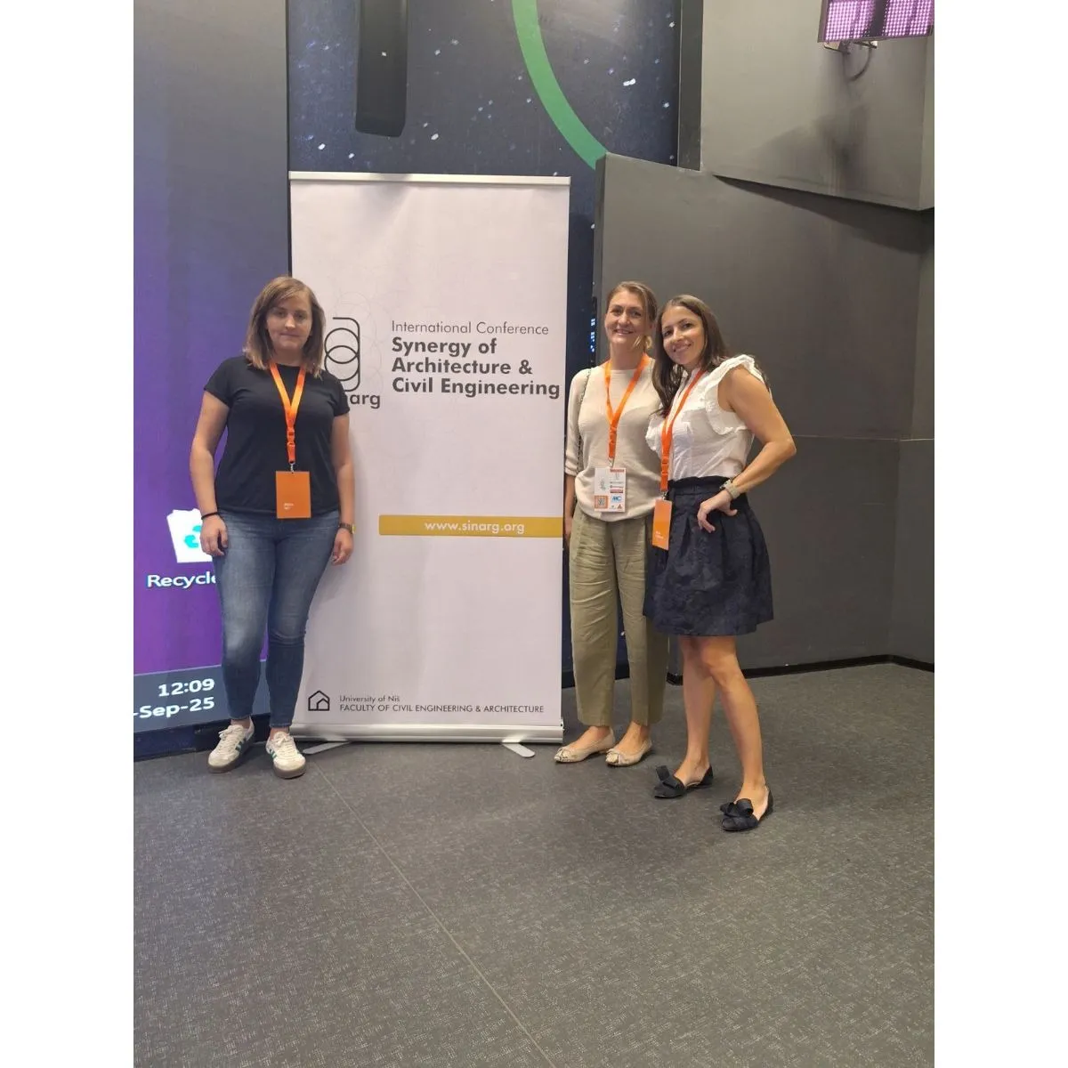 RePOS Team members presented project results at the International Conference SINARG 2025 in Niš